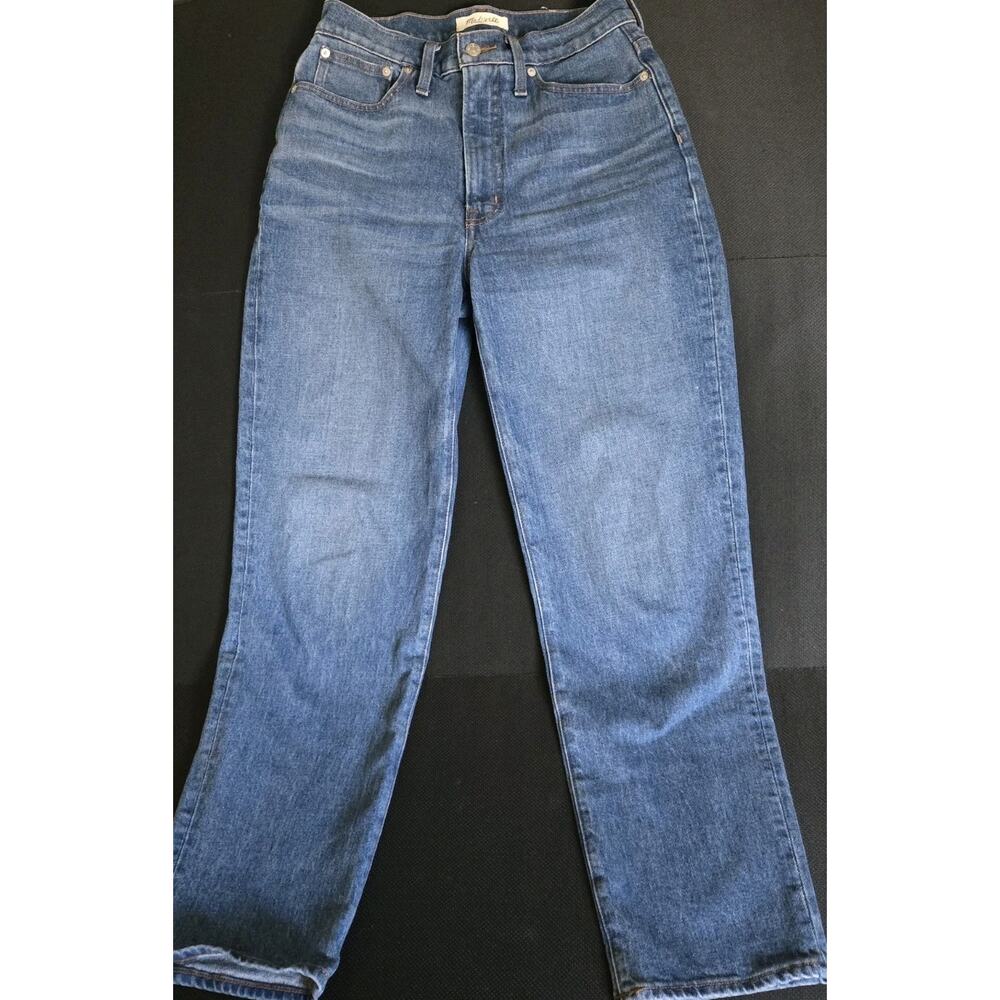 Madewell Jeans Womens Size 27‎ The Perfect Vintage Straight Jean Blue Denim EUC